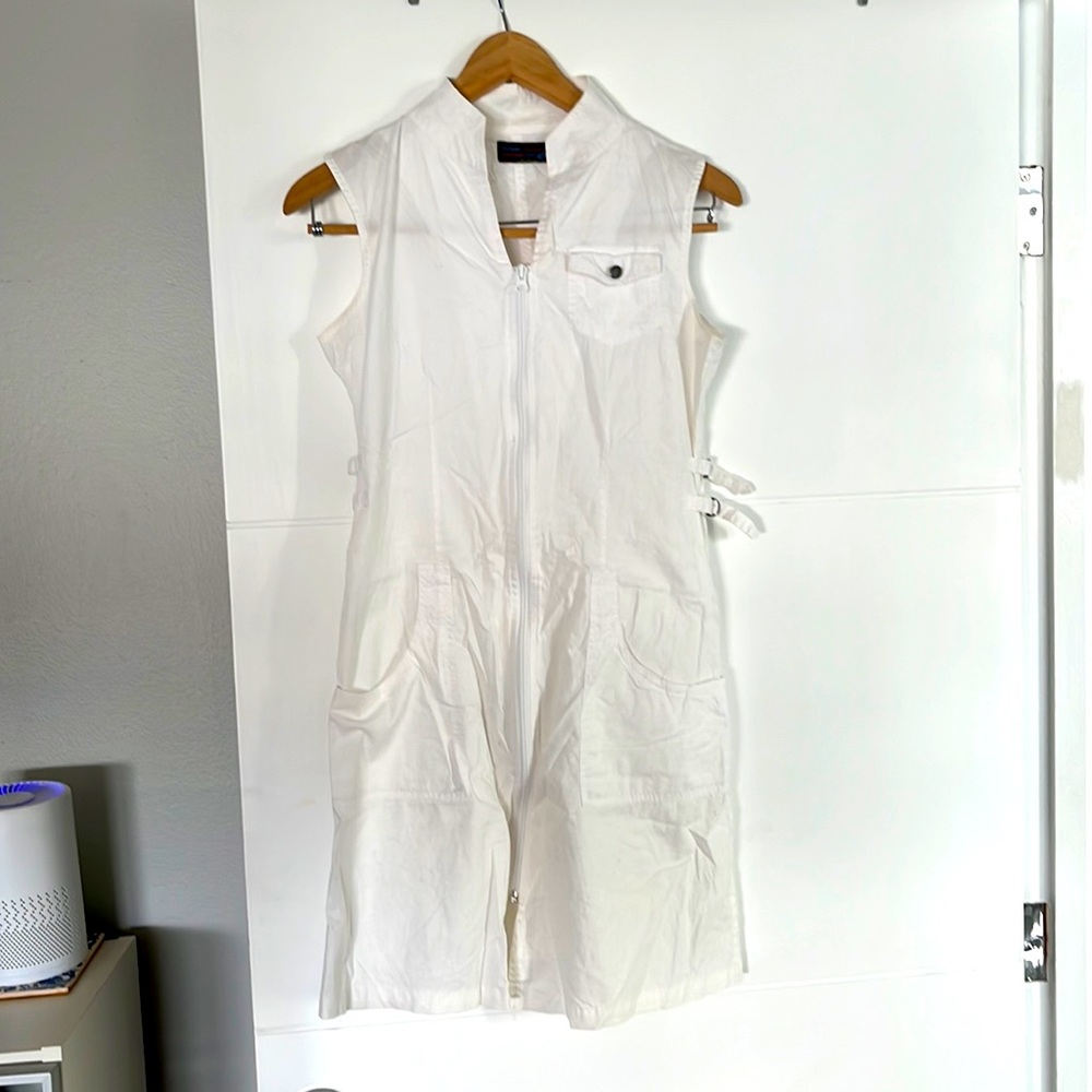 White casual dress